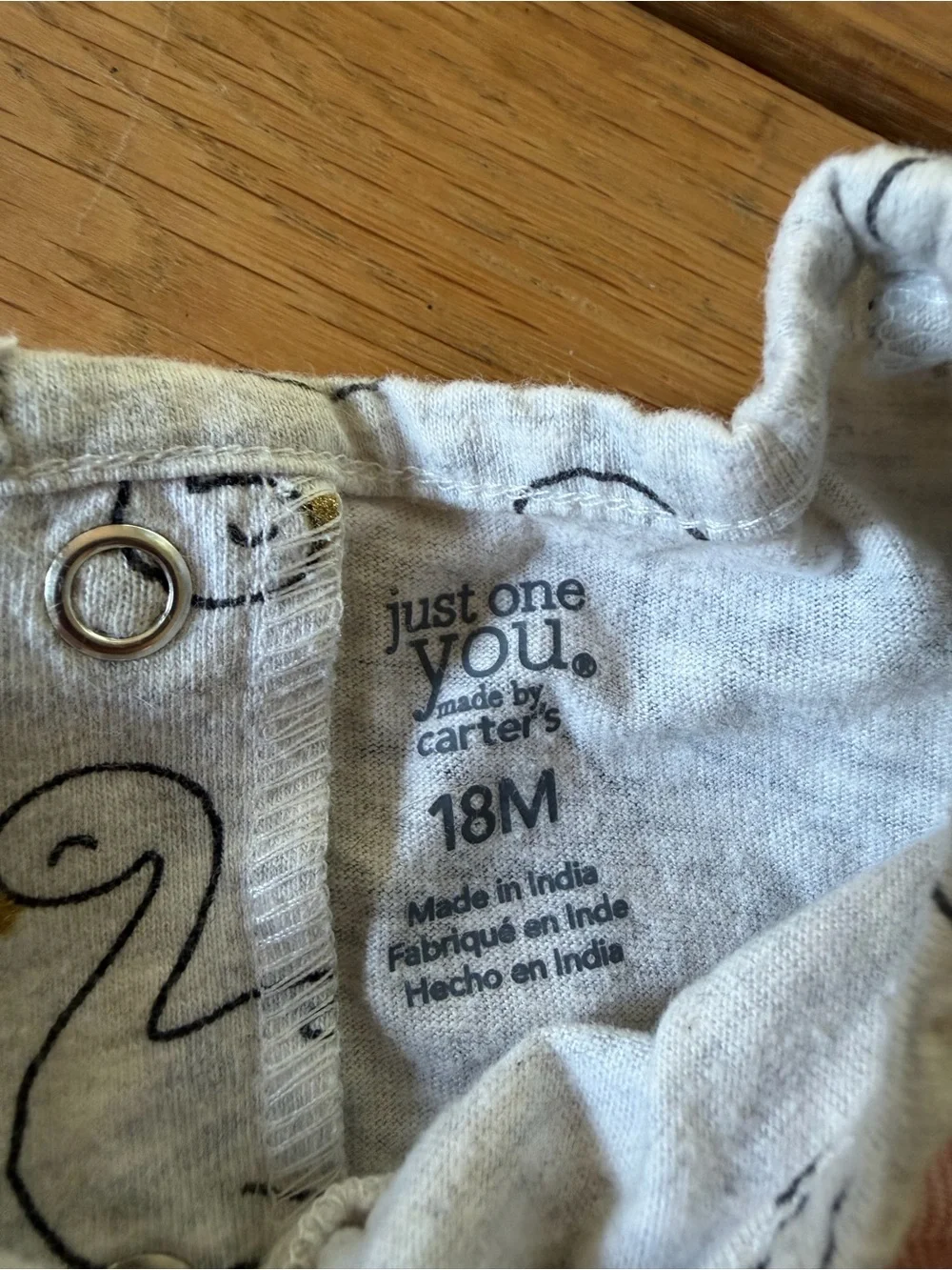 Set of 3 Pink and Gray Rompers for Baby Girls featuring Swans and Hedgehogs